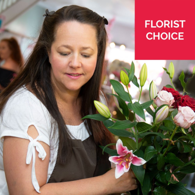 Valentine`s Florist Choice Hand-Tied Product Image